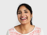 Indian Ethnicity Happy Woman Portrait