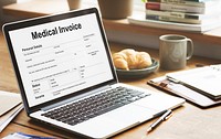 Medical Invoice Document Form Patient Concept