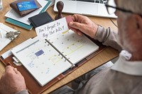 Senior Adult Planning Agenda Calendar Concept