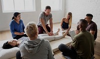 Massage therapy group training class