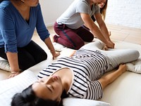 Massage therapy group training class