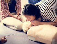 CPR First Aid Training Concept