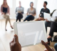 Tablet Networking Seminar Event Concept