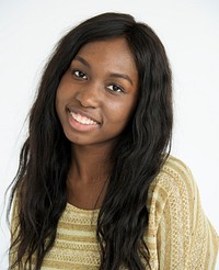 Portrait of beautiful African American woman