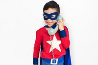 Superhero Boy Child Courageous Kid Concept