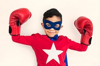 Boy Superhero Brave Child Gutsy Kid Concept
