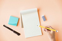 Blank Mockup Empty Page Diary Concept