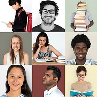 Diversity Set of People Learning Study Knowledge Collage