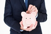 Piggy Bank Money Saving Finance Concept