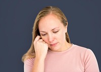 Woman Depressed Unwell Ill Concept