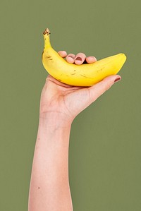 Holding Banana Fruit Studio Concept