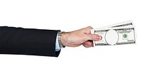 Human Hand Holding Dollar Bill Finance Payment