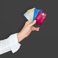 Human Hand Holding Credit Card Luxury Payment