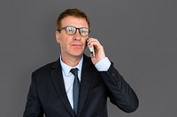 Business Man Talking Phone