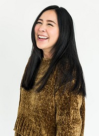Asian Women Smiling Happiness Concept