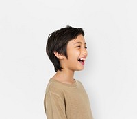 Cheerful Kid Have Fun Smiling Concept