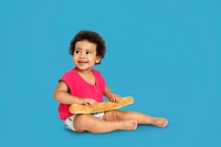 Child Cheerful Studio Portrait Concept