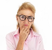 Portrait of a senior caucasian woman