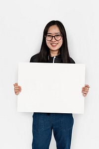 Studio portrait of an Asian woman