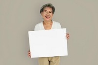 Woman Cheerful Studio Portrait Concept