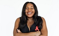 Woman Cheerful Studio Portrait Concept