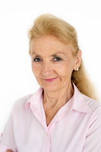 Portrait of a senior caucasian woman