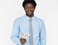 Businessman Smiling Happiness Finance Money Portrait Concept