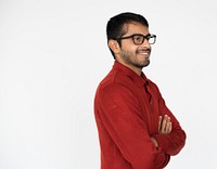 Indian Man Smiling Portrait Concept