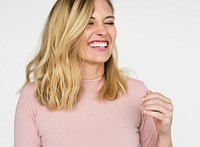 Caucasian Woman Smiling Portrait Concept