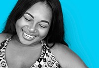African Woman Smiling Portrait Concept