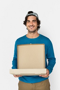 Pizza Boy Food Delivery Service Box Package