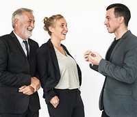 Business People Communicating Together Concept