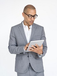 Businessman DIgital Tablet Connection Technology Concept