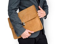 Formal Wear Brown Folder Bag Concept
