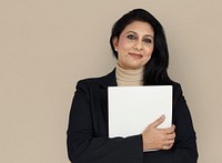 Indian Asian Woman Business Documents Concept