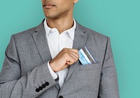 Business Man Credit Card Concept