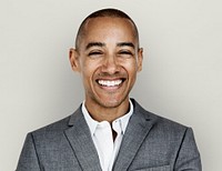 African Descent Business Man Smiling Concept