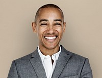 African Descent Business Man Smiling Concept