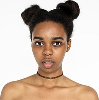 Portrait of a young African American woman