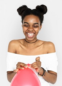 Studio People Shoot Portrait Isolated