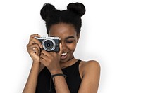 African Woman Camera Focus Photography