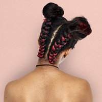 African Descent Woman Back