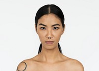Portrait of a young beautiful Asian woman