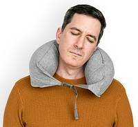 Man Neck Pilow Comfortable Sleeping Relaxation