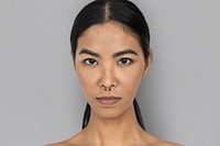 Woman Pierced Nose Ring Confidence Self Esteem Portrait