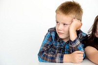 Kid Childhood People Race Emotional Studio Shoot