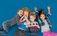 Children Smiling Happiness Friendship Togetherness