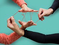 Hands Playing String Game Creativity