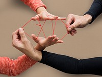 Hands Playing String Game Creativity