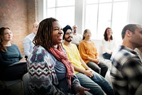 Group of people as audience